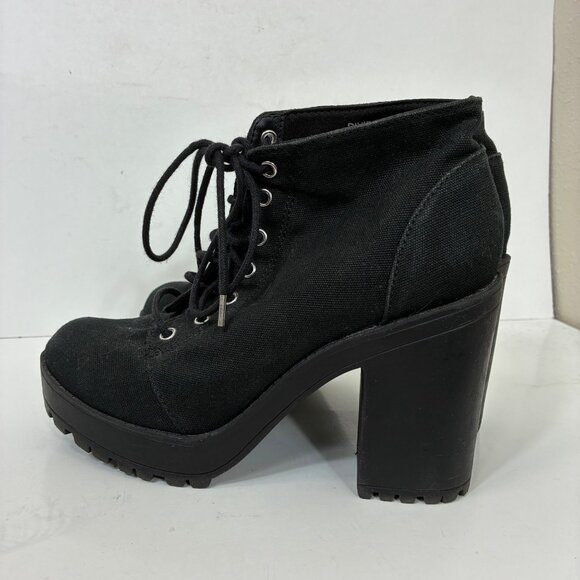 Y2K Style Chunky Heel Platform Boots Size 7 - Picture 5 of 9